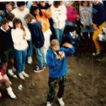 Derby Days 90- Curt Avery calls the action